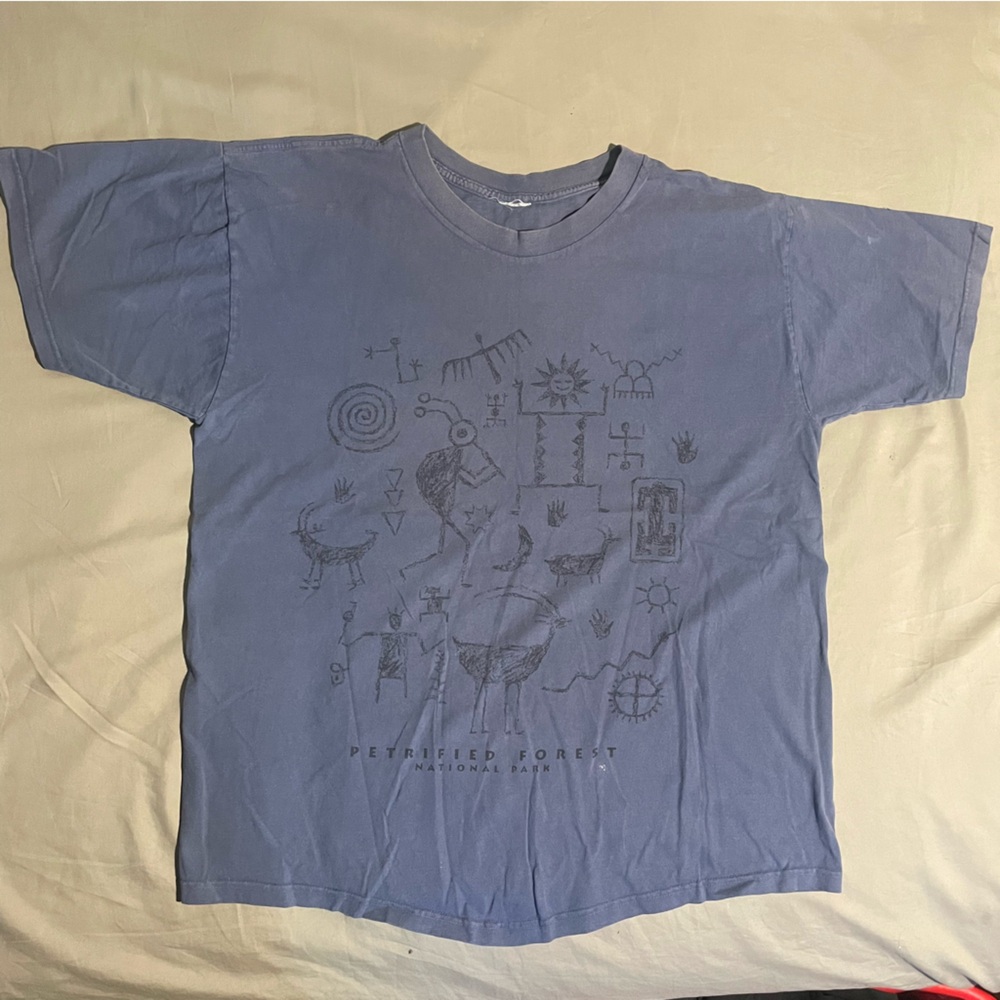 Perks and Mini Blue Graphic T-Shirt